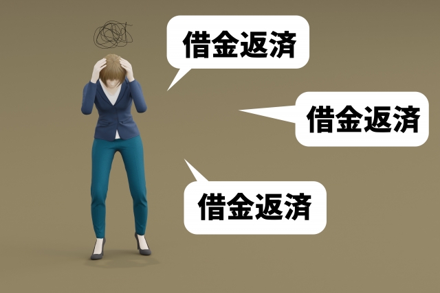 お金を手に頭を抱える。飯塚市で債務整理の無料相談が司法書士に可能